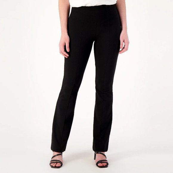 Women with Control Reg Waist Tummy Control Bootcut Pants - Black (Sz) a612980 - Picture 1 of 2